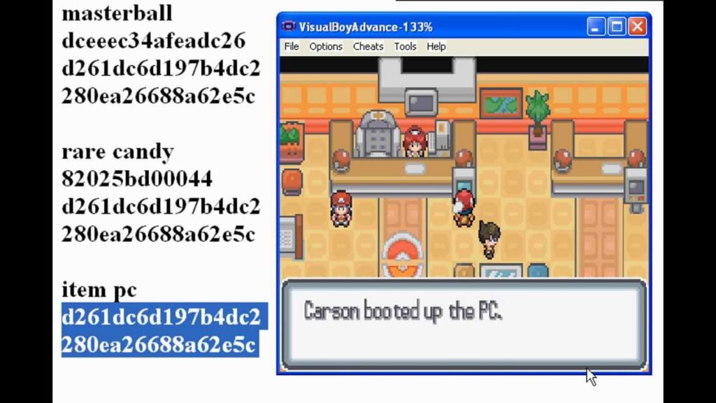 Action Replay Code For Rare Candy In Pokemon Platinum